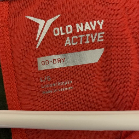 **2 for $20** 🛍️Orange Old Navy Workout Tank Top Large - Picture 2 of 4